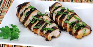 balsamic lemom and basil grilled chicken