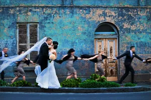 Knowing the size of the bridal party will help with planning your shots.