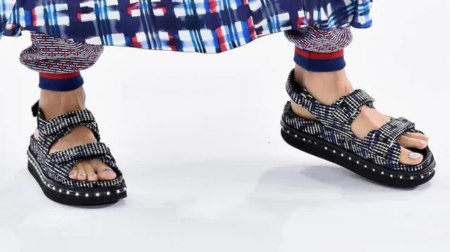 Velcro sandals