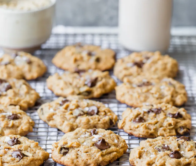 Peanut Butter Oatmeal Chocolate Chip Cookies