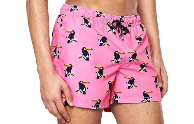 Happy Socks Toucan Print Swim Shorts