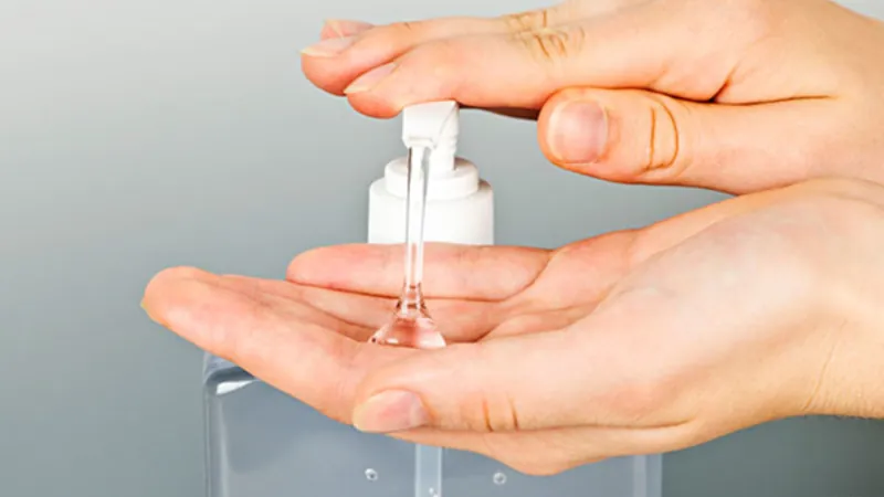 hand sanitiser