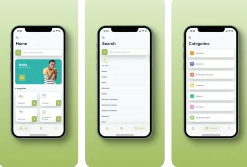 DEAFinition SASL App