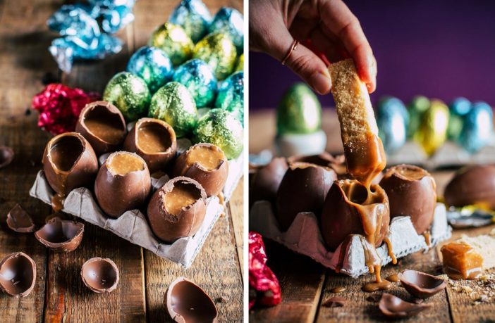 MILLIONAIRE’S SHORTBREAD EASTER EGGS