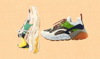 Bright chunky sneakers