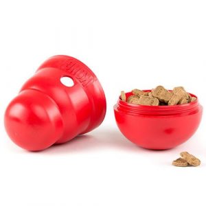 KONG Wobbler Treat Dispensing Dog Toy