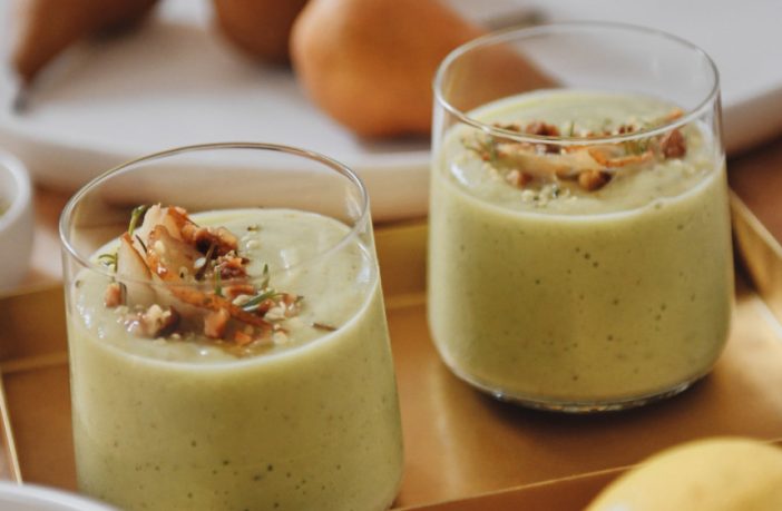 Poached Pear & Rosemary Smoothie