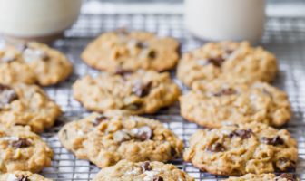 Peanut Butter Oatmeal Chocolate Chip Cookies