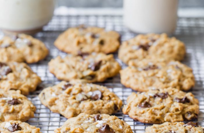 Peanut Butter Oatmeal Chocolate Chip Cookies