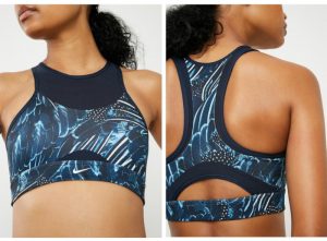 Nike Swoosh feather curve sports bra