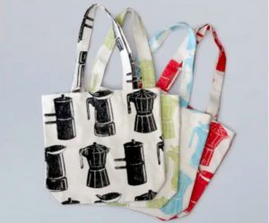 Moka Pot Design Canvas Tote Bag