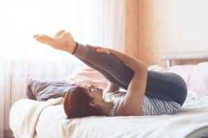 stretch in bed