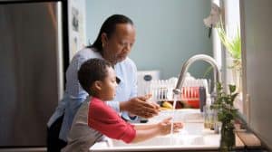 hand washing