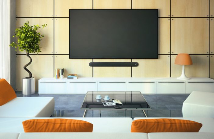 TV and soundbar