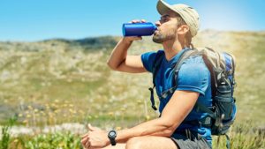 hiking water
