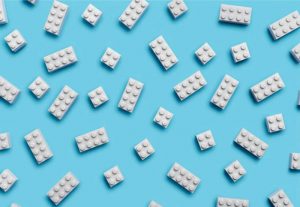 Lego recycled plastic bricks