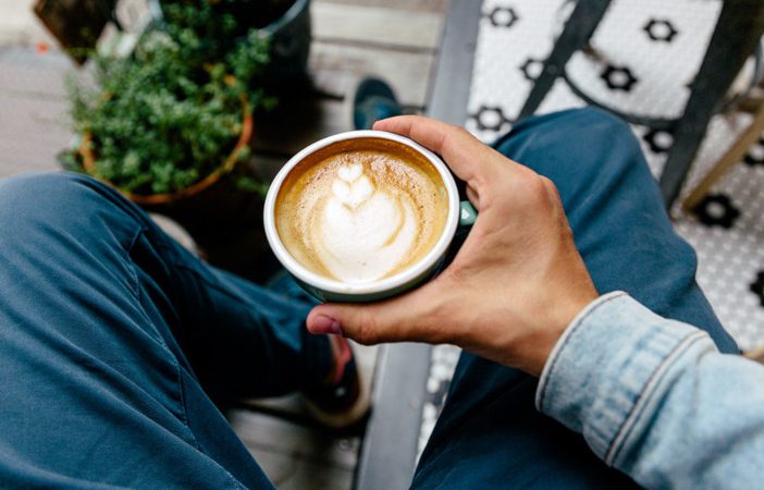 drink coffee