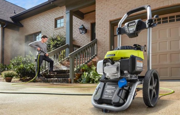 high pressure washer clean