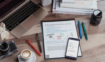 Rocketbook Bluetooth smart pen and notebook set