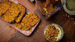 Peanut Butter Spice Granola Bar