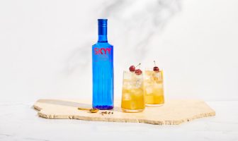 Sky Infusions Cherry cocktail