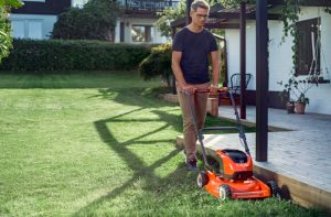 Husqvarna battery-powered lawn mowers
