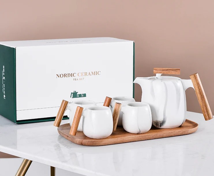 Ceramic tea set