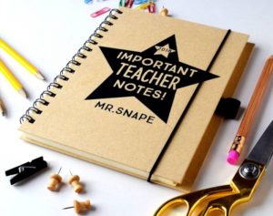 Personalised notebook