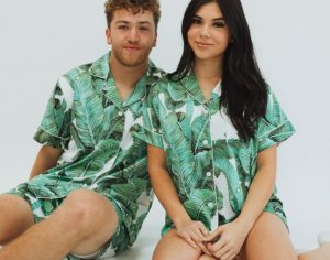 Satin pyjama set