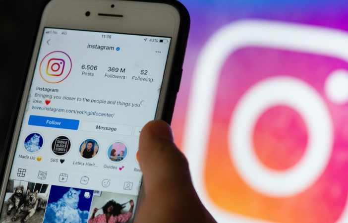 Instagram smartphone