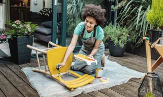 painting DIY furniture